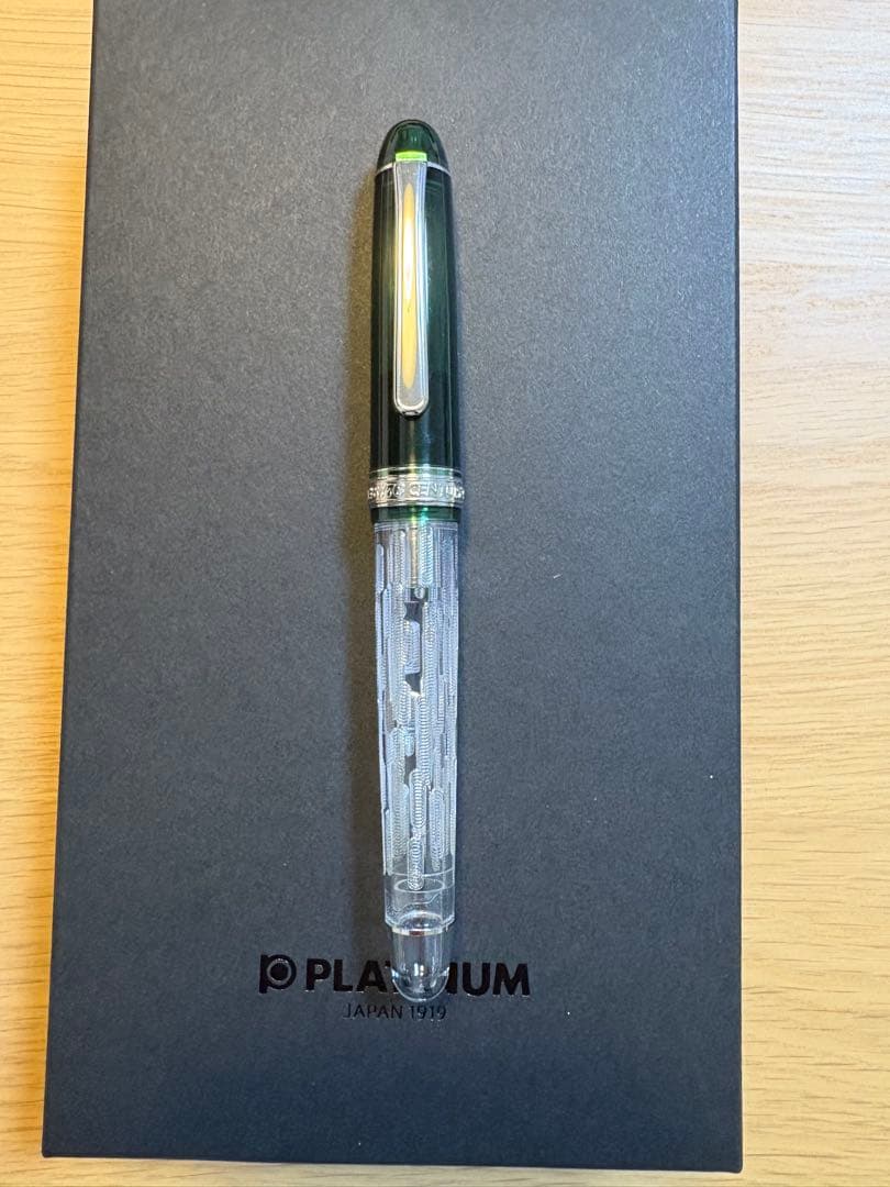 限定品　プラチナ万年筆　センチュリー　霞　中字