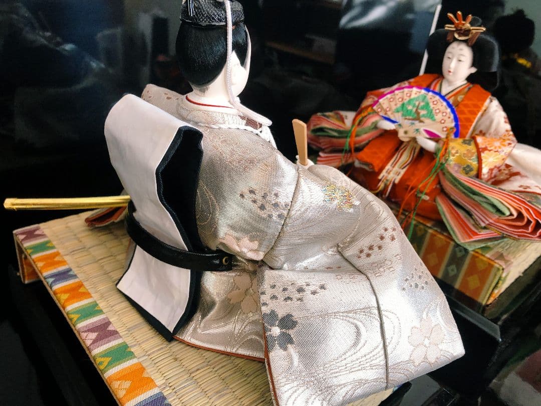 久月【釣りぼんぼり】2段飾り雛人形 ご購入前にご連絡下さい