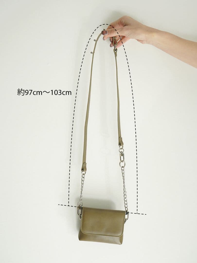 【未使用】YENN チェーンベルトポーチ 黒