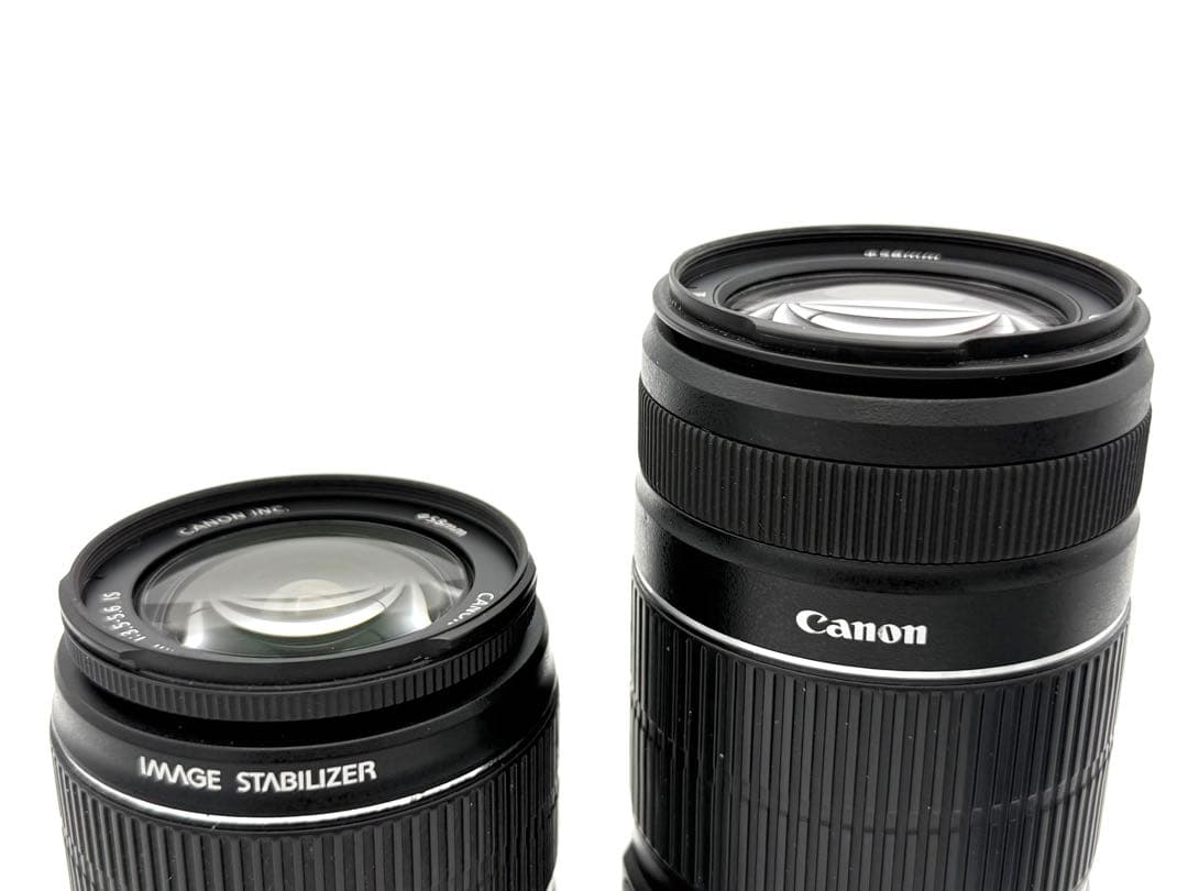 【完動品】Canon EOS Kiss X8i 18-55 55-250 セット