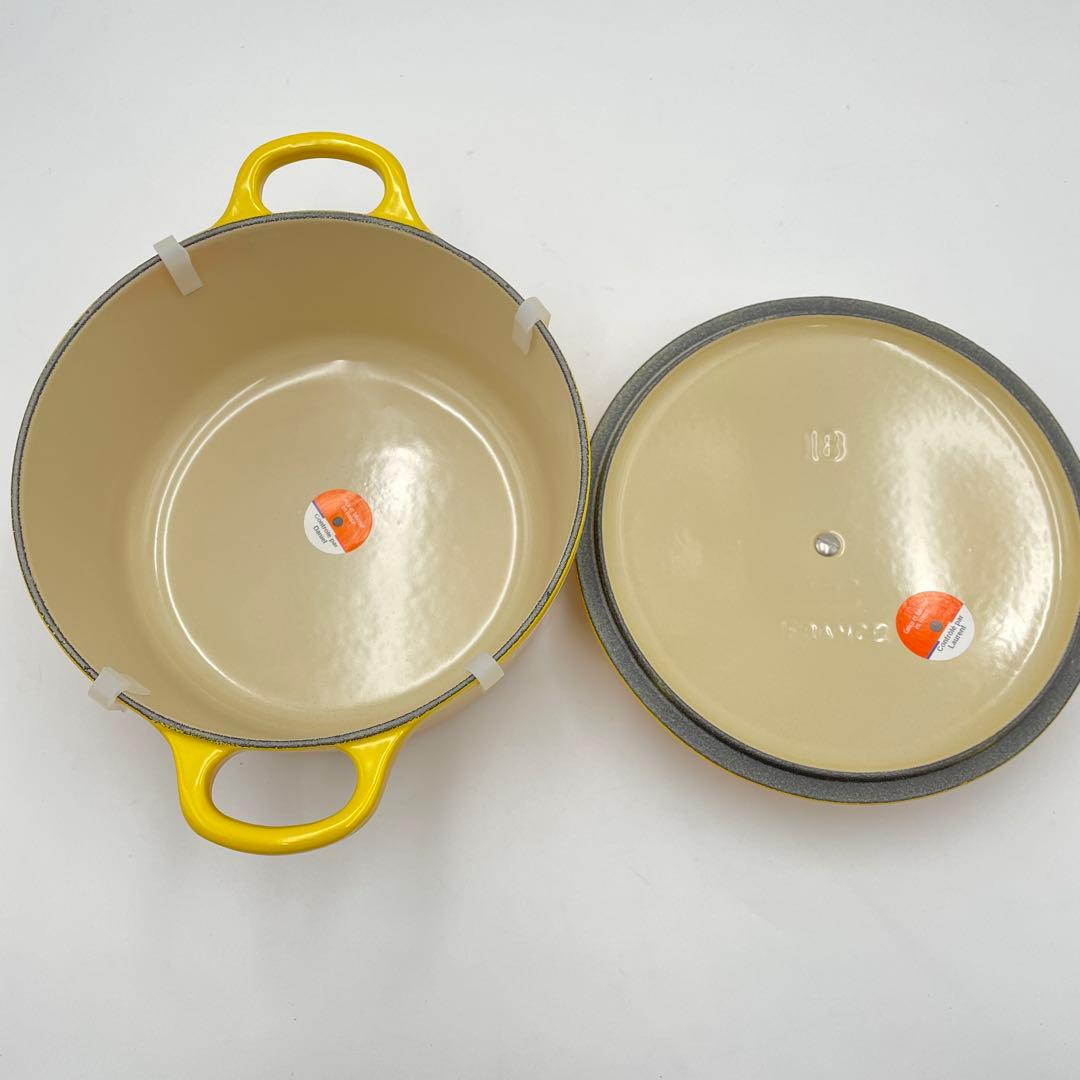 LE CREUSET ココット ロンド　18cm ディジョン　両手鍋　廃盤色