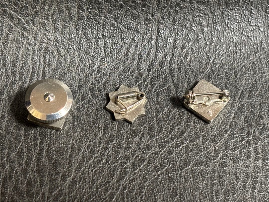 日本生命 社章 バッジ 3つセット 当時物 ビンテージ品 袋付き