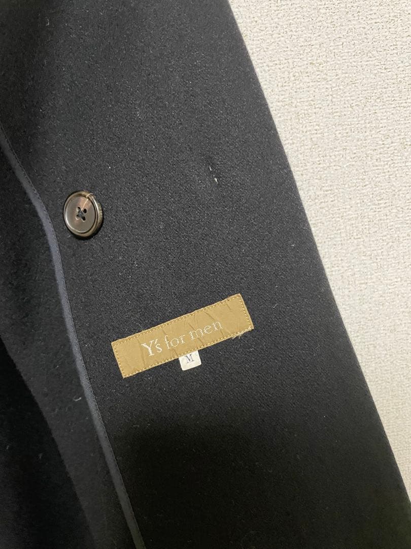 90s y's for men ブラック ダッフルコート