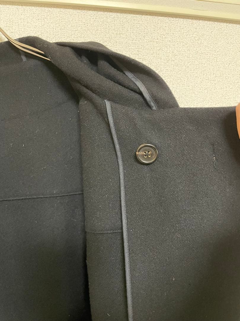 90s y's for men ブラック ダッフルコート