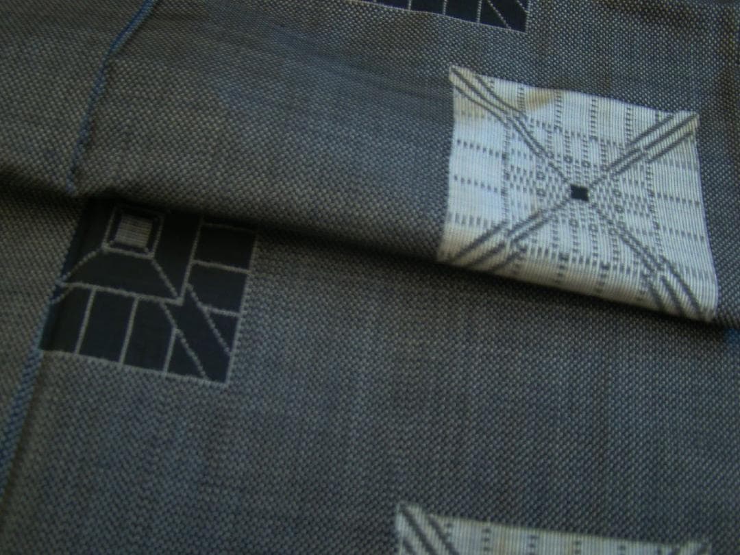 創作用 本場 奄美 龍郷 大島紬・泥染 白大島 正絹 計3枚 セット Vｓ531