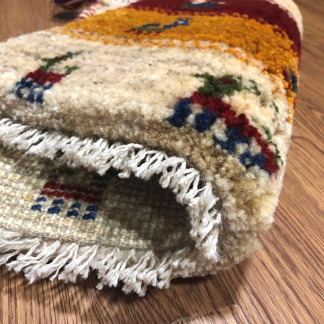 ペルシャギャッベ (ギャベ) チェアマット 椅子の座布団 No.11362