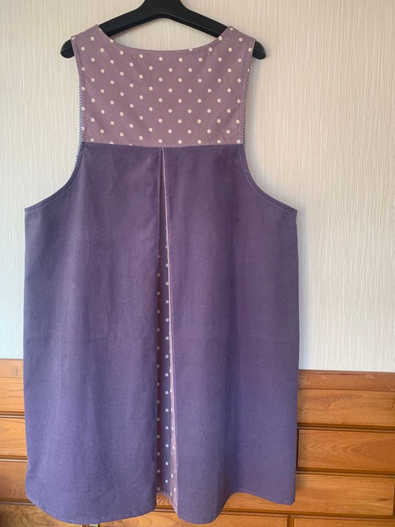 MIIKO☆★ ☆　エプロン　秋　冬　ハンドメイド　秋冬　コーデュロイ