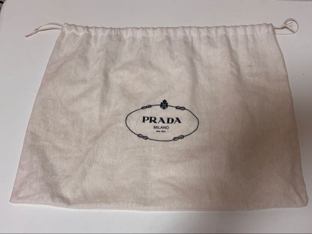 PRADA プラダ スウェード ワンハンドルバッグ ハンドバッグ ブラウン