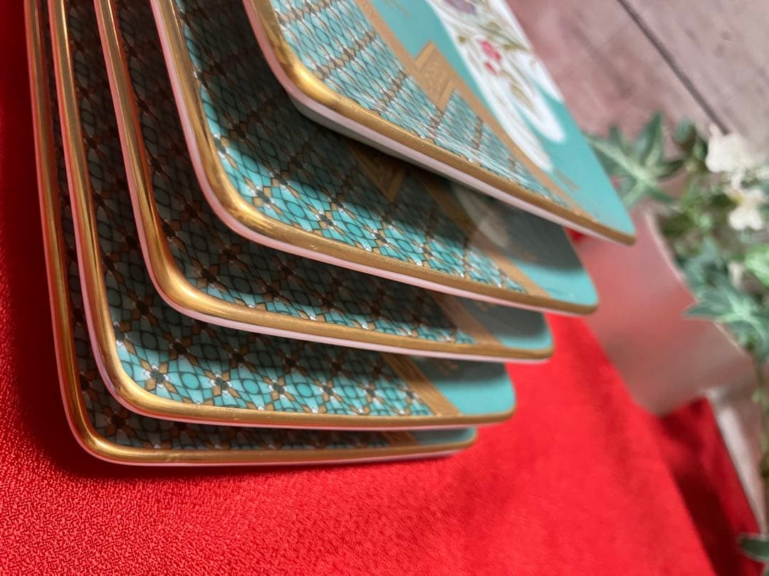【美品】ノリタケ　ハナシンス　長角皿　５枚セント　廃盤品