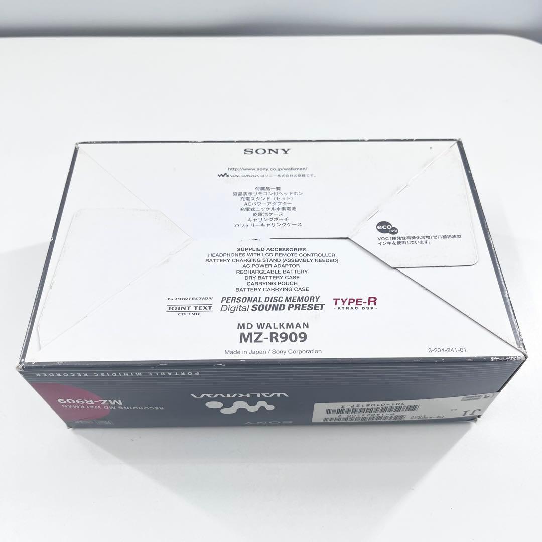 SONY MZ-R909 MDウォークマン 再生OK 箱 付属品あり