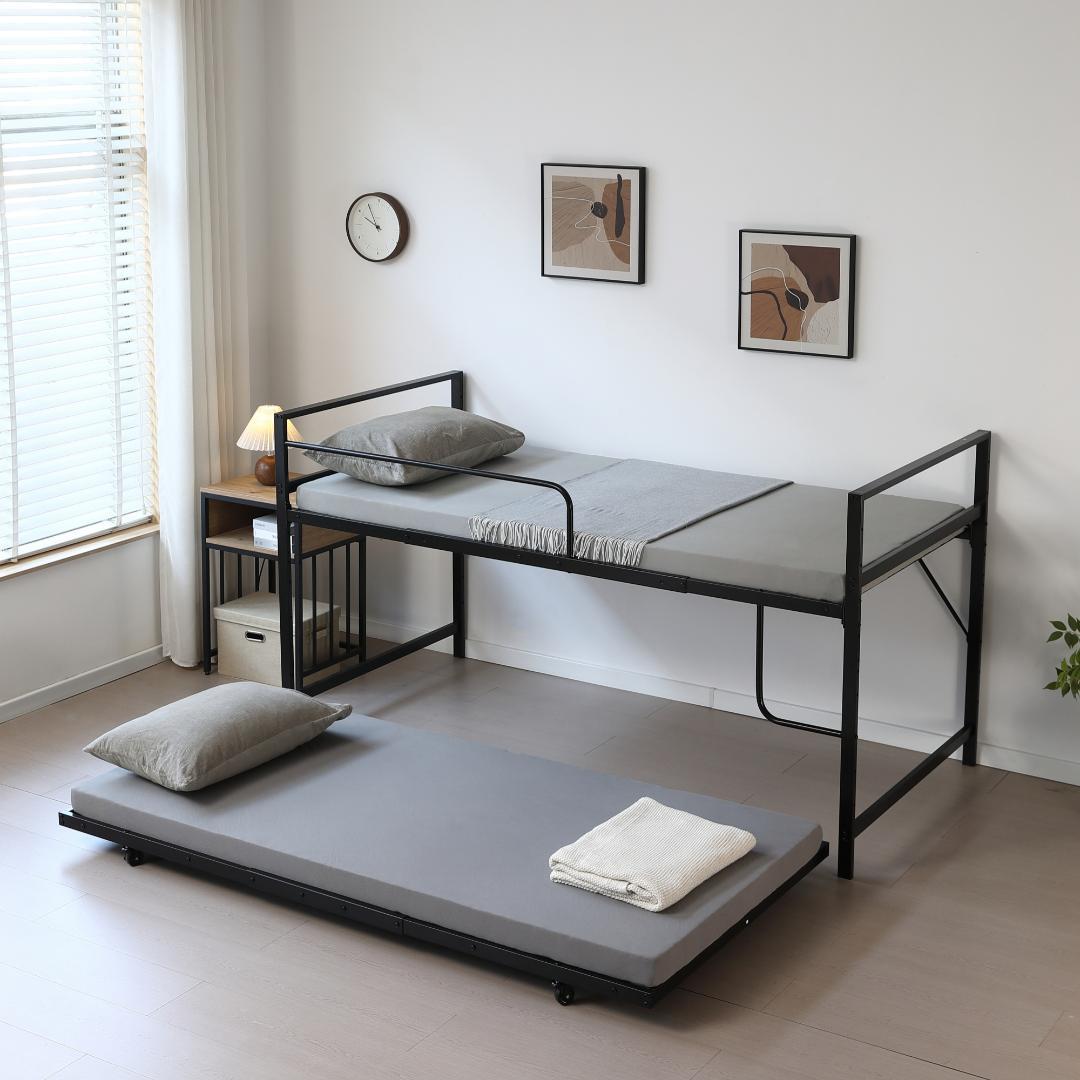 数量限定！【高さ110cm】ロフトベッド 高いベッド 親子ベッド　BLACK