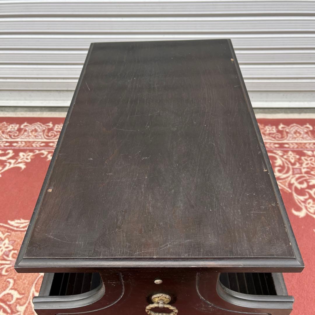 古家具ビンテージ品◾️karimoku カリモク 木製家具 サイドテーブル