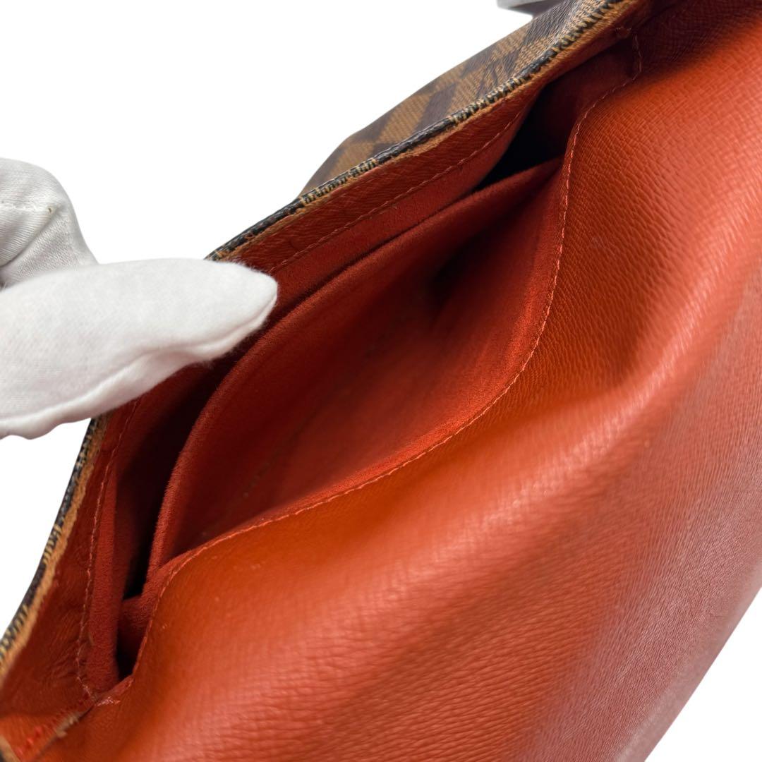 6131 美品 ルイヴィトン ダミエ エベヌ ミュゼットサルサ N51300