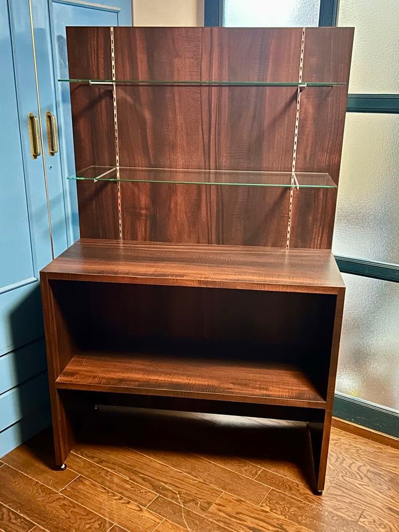シンプル‼️ミッドセンチュリー‼️本棚/食器棚/飾り棚/サイドボード/北欧/昭和