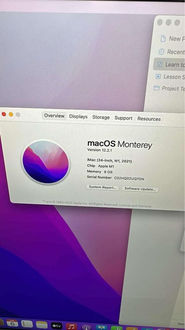 その他 Apple iMac 2021 almost unused