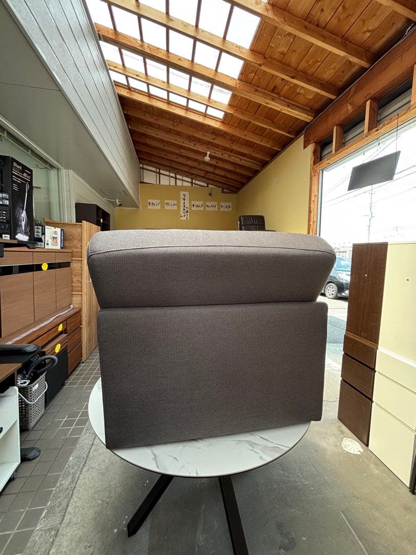 ニトリ NITORI 一人掛けソファベッド パーシーヌノ グレー