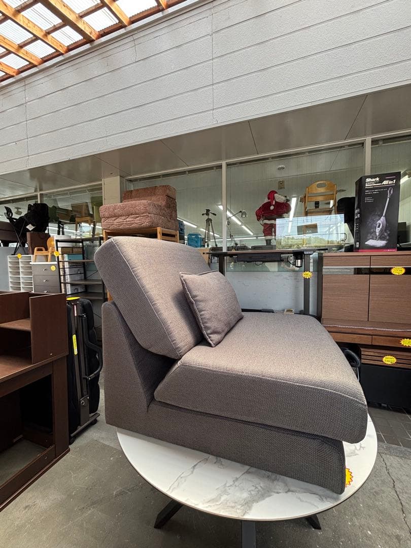 ニトリ NITORI 一人掛けソファベッド パーシーヌノ グレー