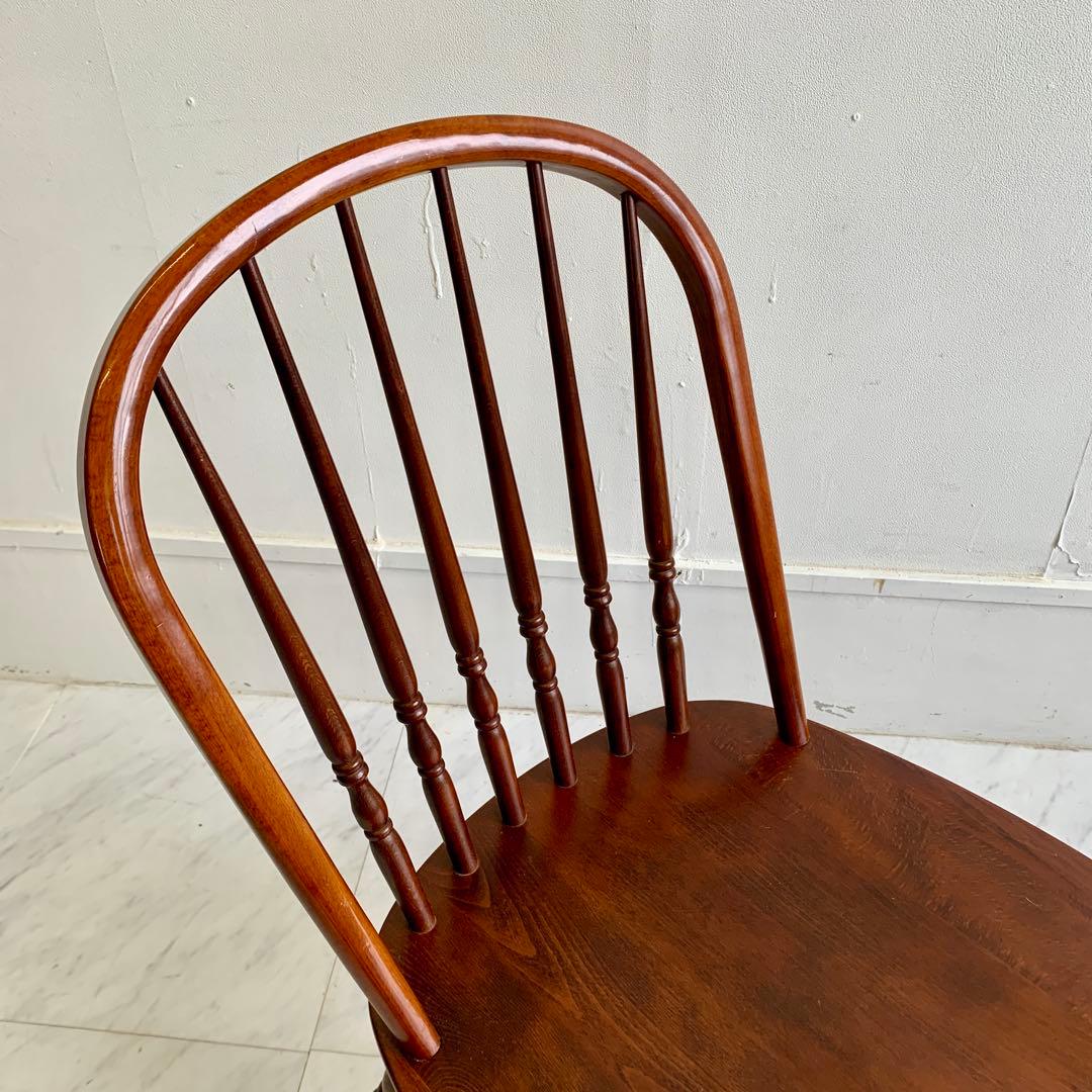 【柏木工】ウィンザーチェア／ダイニングチェア／飛騨家具 ④