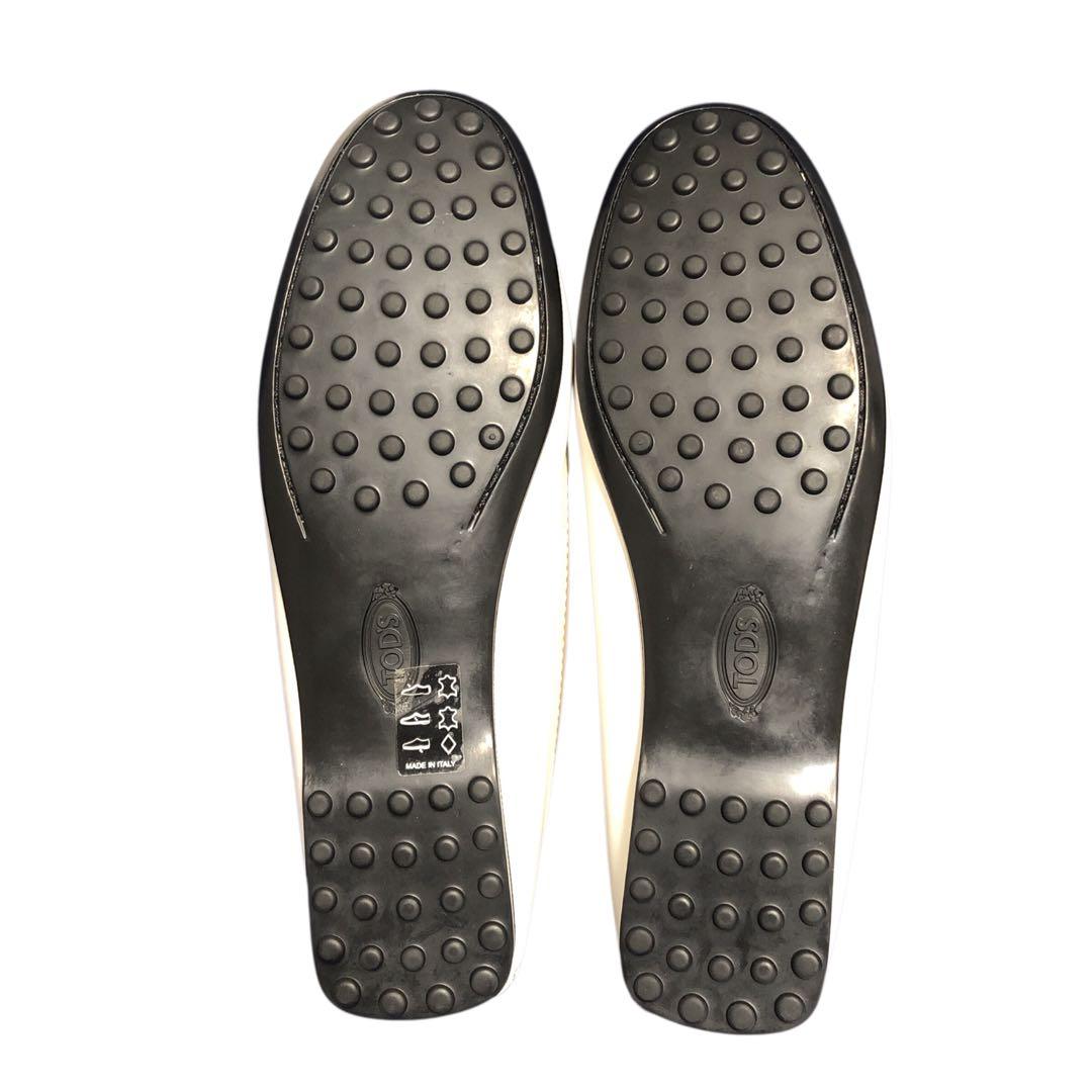 未使用 TOD'S ドライビングシューズ 34.5 フリンジ タッセル