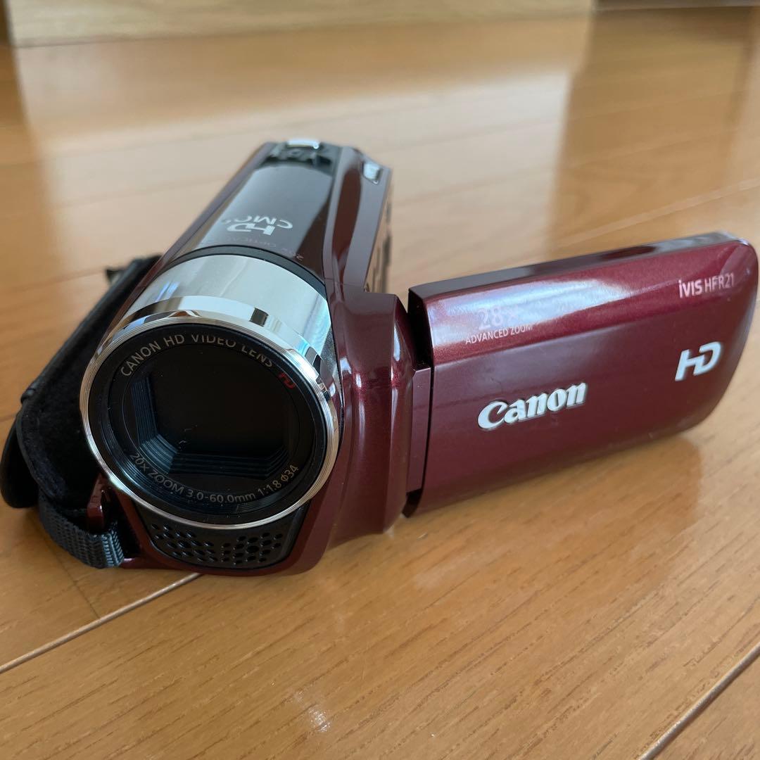ビデオカメラ Canon iVIS HF R21 RED