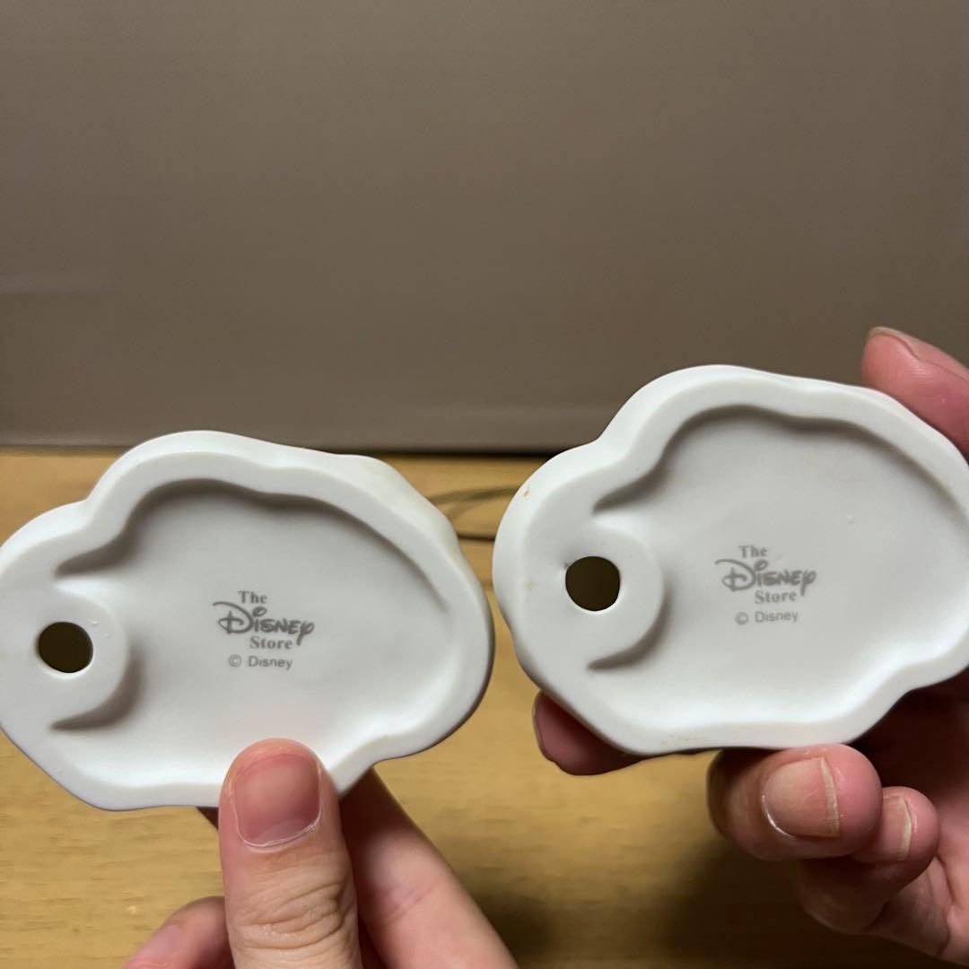 ディズニー　ミッキー　ミニー　陶器　飾り　エンジェル