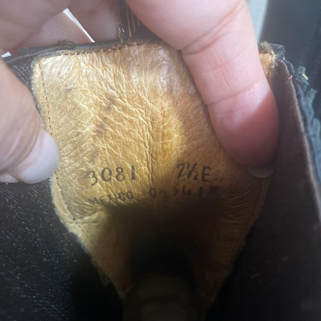 ADAMSBOOTS 71/2 ウェスタンブーツブラック