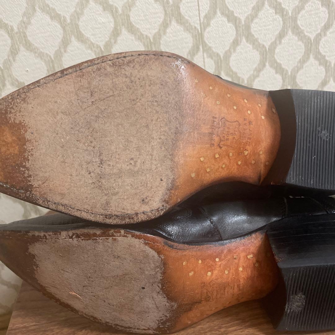 ADAMSBOOTS 71/2 ウェスタンブーツブラック