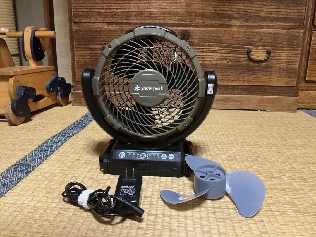  peak フィールドファン／Makita バッテリー／ツバメブレード付