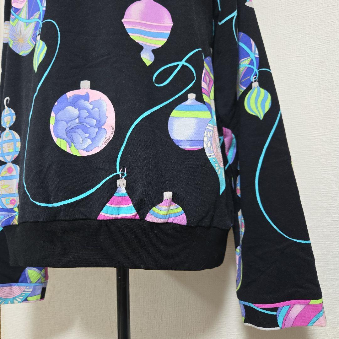 希少 レオナール LEONARD SPORT 長袖 トレーナー 裏起毛 日本製