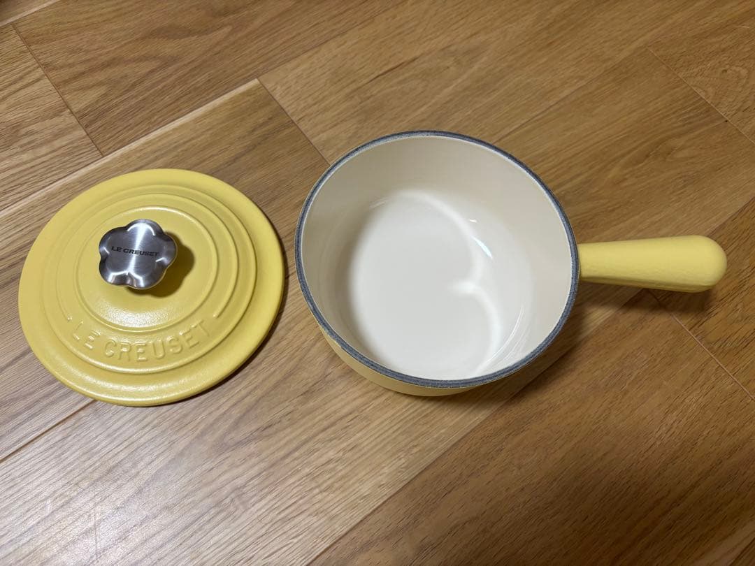 LE CREUSET ル・クルーゼ ソースパン16 フラワーつまみ
