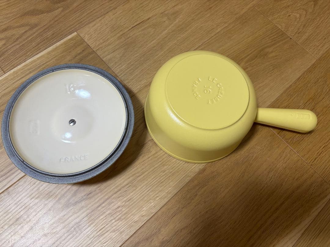 LE CREUSET ル・クルーゼ ソースパン16 フラワーつまみ