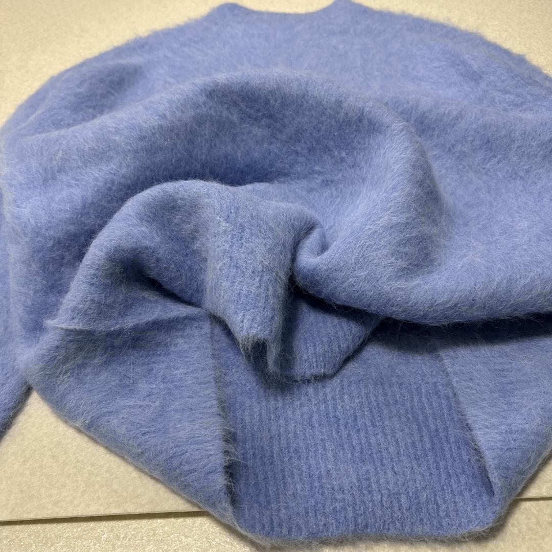 新品タグ⭐️シュテルンベルグ STERNBERG アルパカニット ブルー L