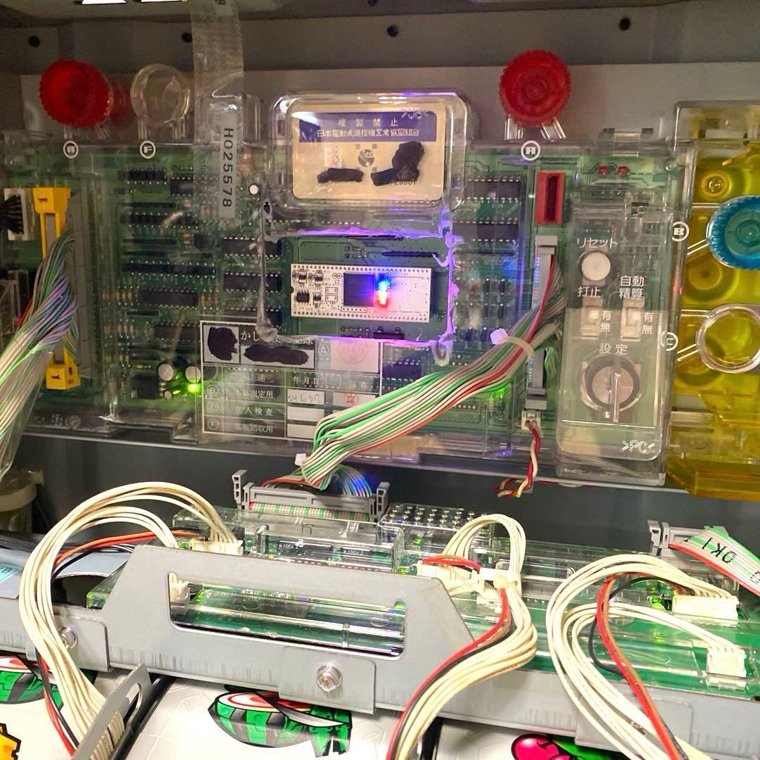 希少！ パチスロ 鉄のラインバレル 実機 白ロム搭載機 直撃+ウェイトカット♪