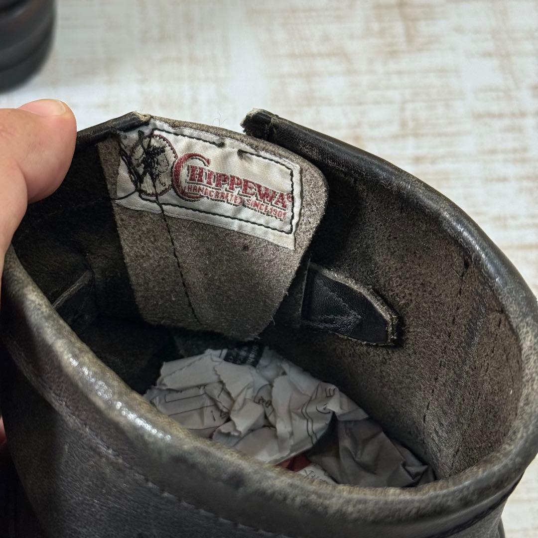 CHIPPEWA チペワ　ショートエンジニアブーツ　スチール