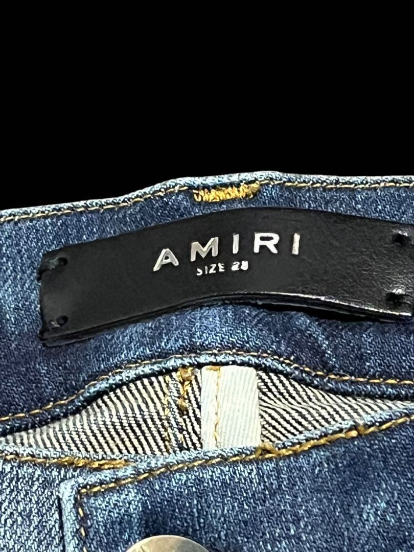 幻 AMIRI MX1 CLAY CLASSIC Damaged Denim