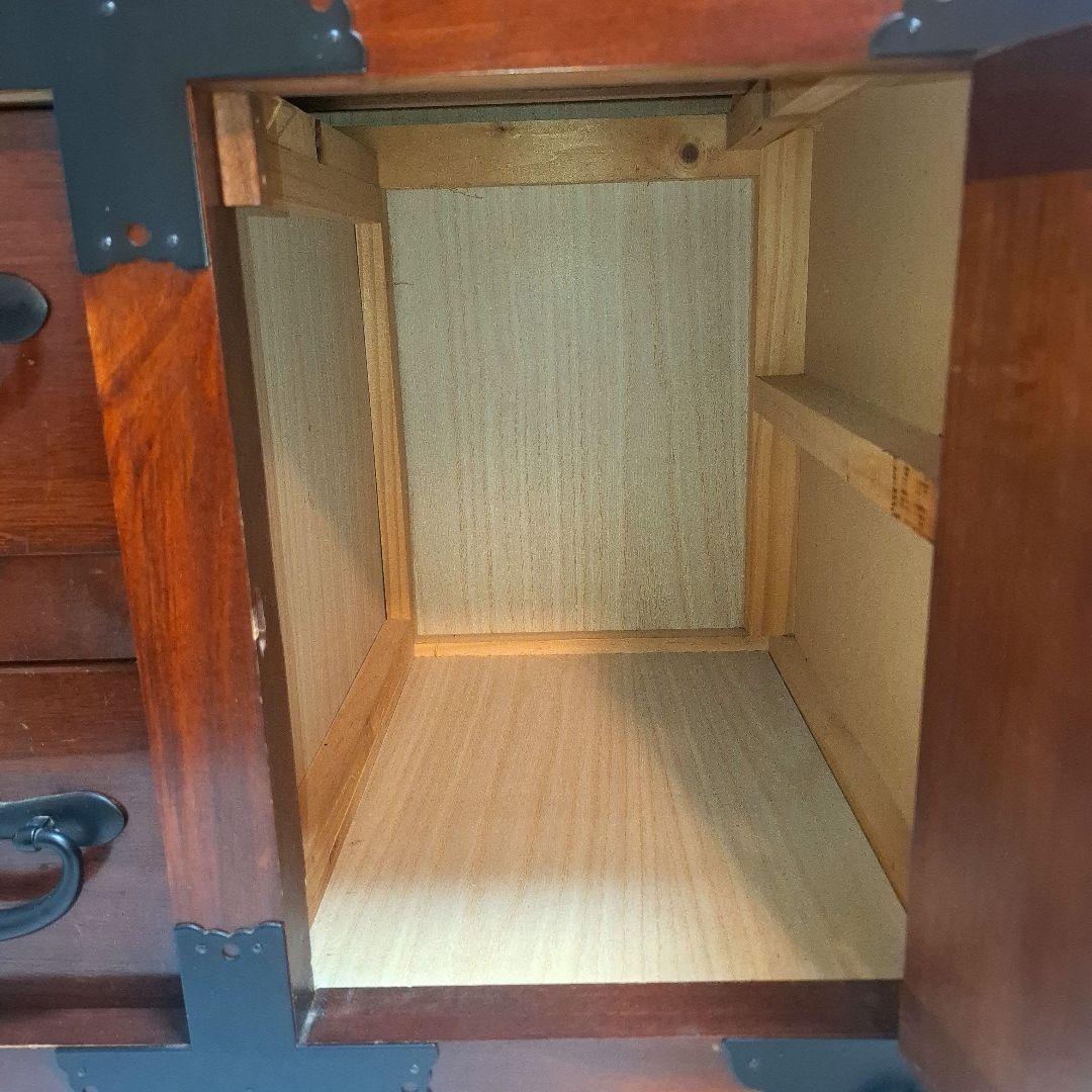 【希少】民芸調家具 和箪笥 からくり箪笥 インテリア 昭和レトロ 和