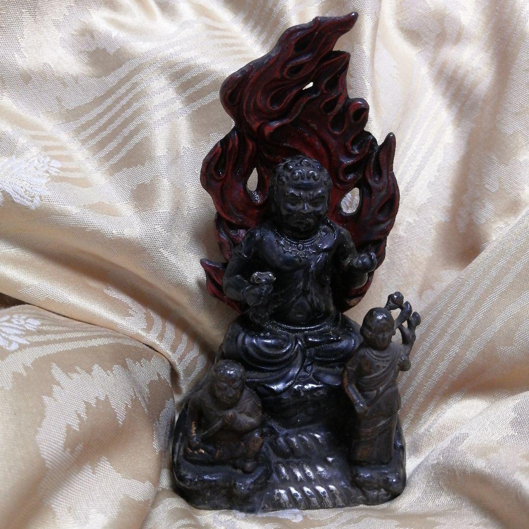 仏像　成田不動尊　開運厄除け　大護摩修行　骨董　アンティーク　像
