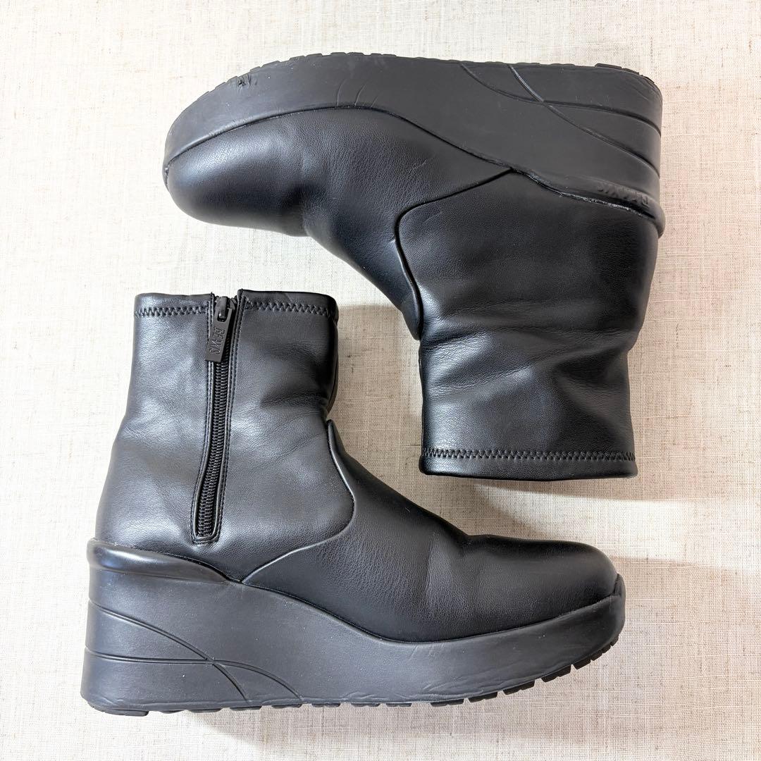 美品★BEAXIS ビーアクシス バランスコアブーツ スムースタイプ 24cm