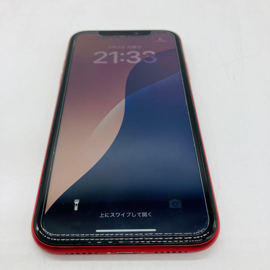 2r1 iPhone XR 128GB SIMフリー 判定○ 初期化済み レッド