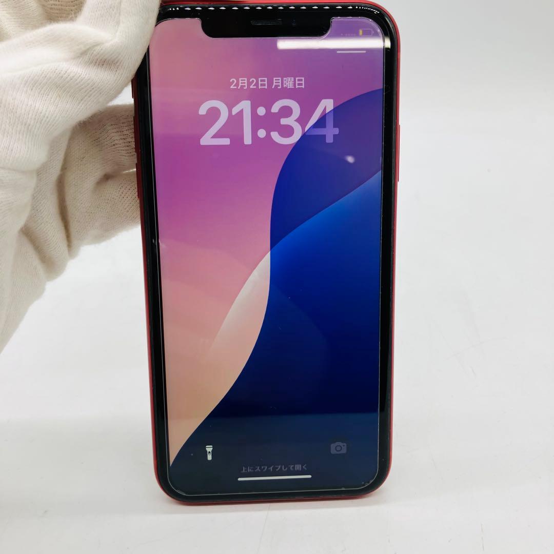 2r1 iPhone XR 128GB SIMフリー 判定○ 初期化済み レッド