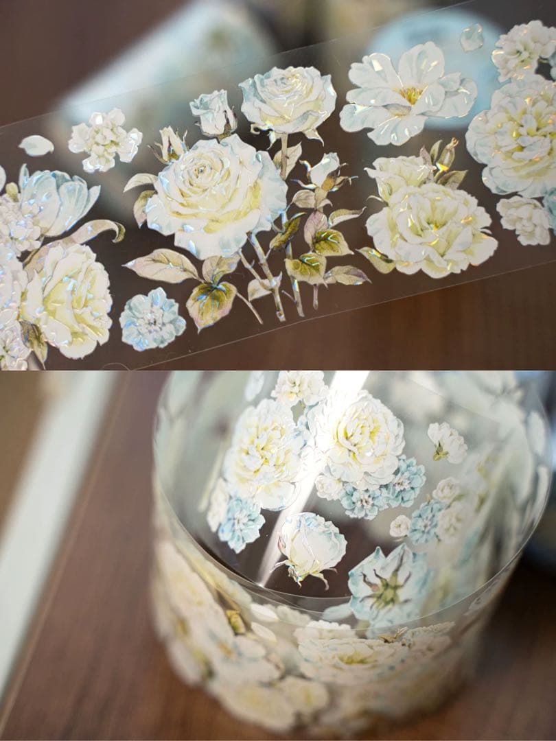 Hoshi奶芙《薄荷夏》海外マスキングテープ　マステ 【2672】