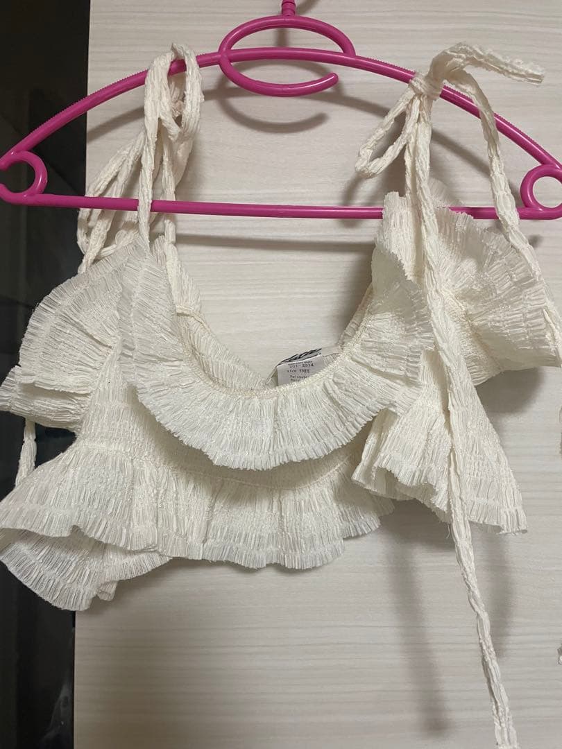 Katie DREAMY DUO キャミソール　オフホワイト　フリーサイズ