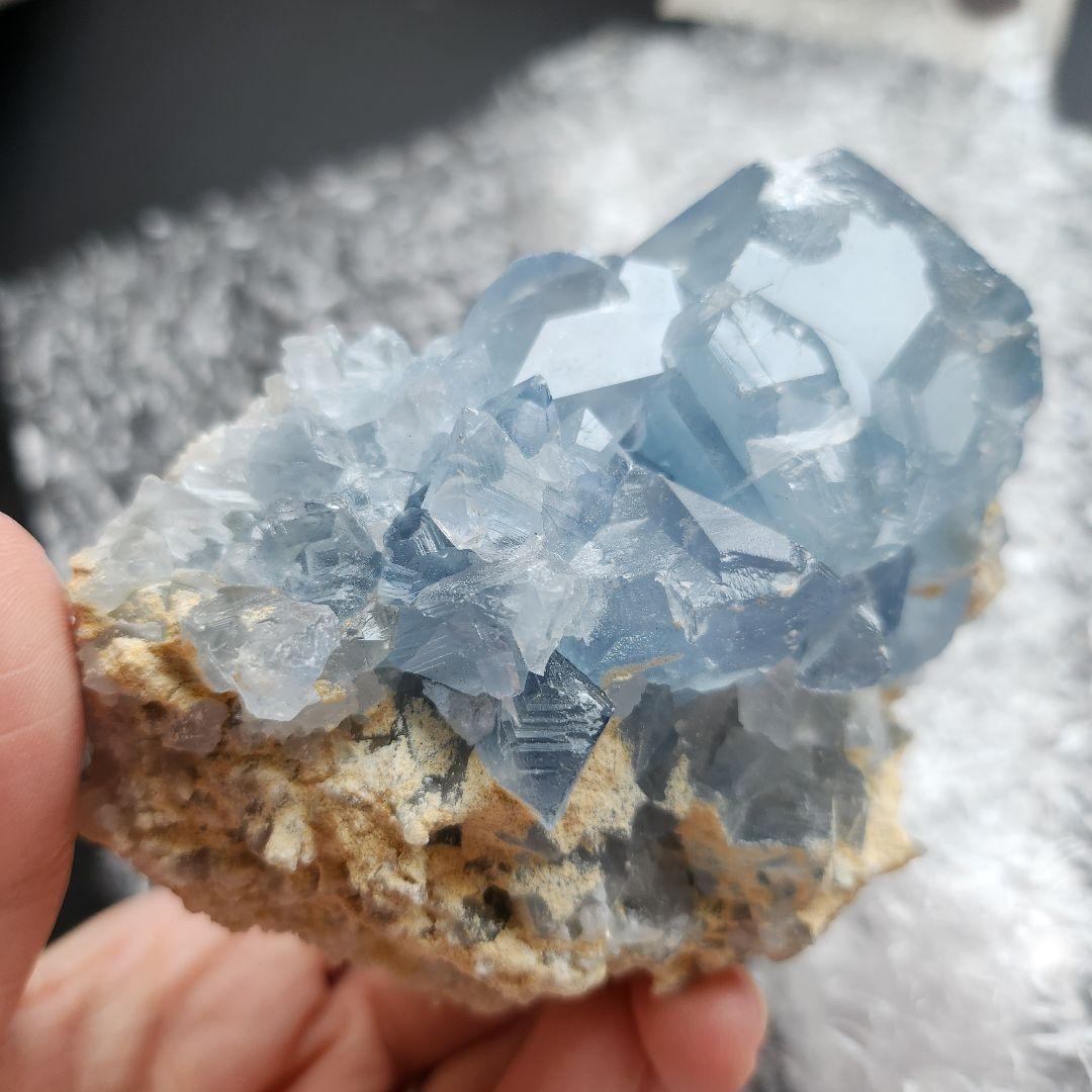 【一点物】セレスタイト 原石 ⑦✩.*˚天然石×インテリア