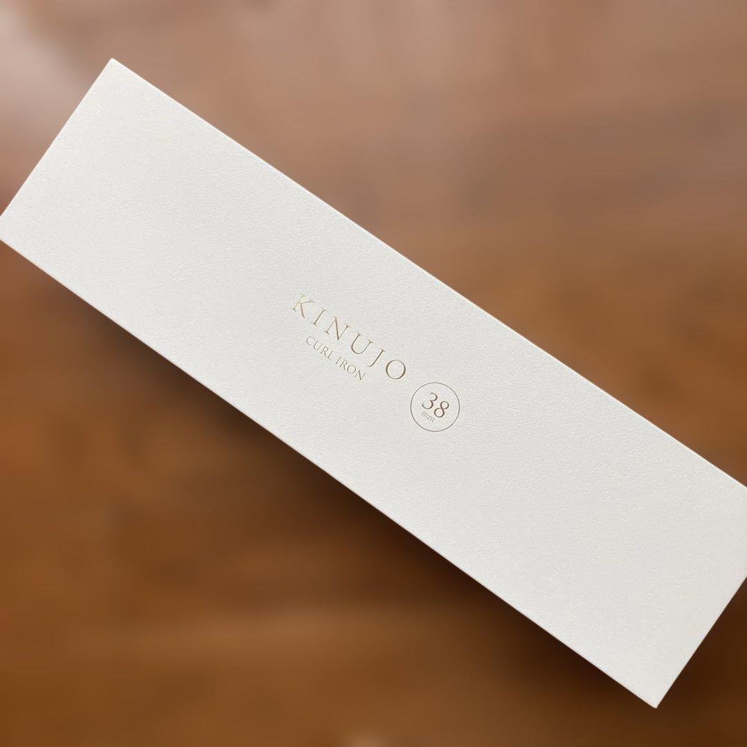 【新品】KINUJO カールアイロン キヌージョ　38mm　パールホワイト