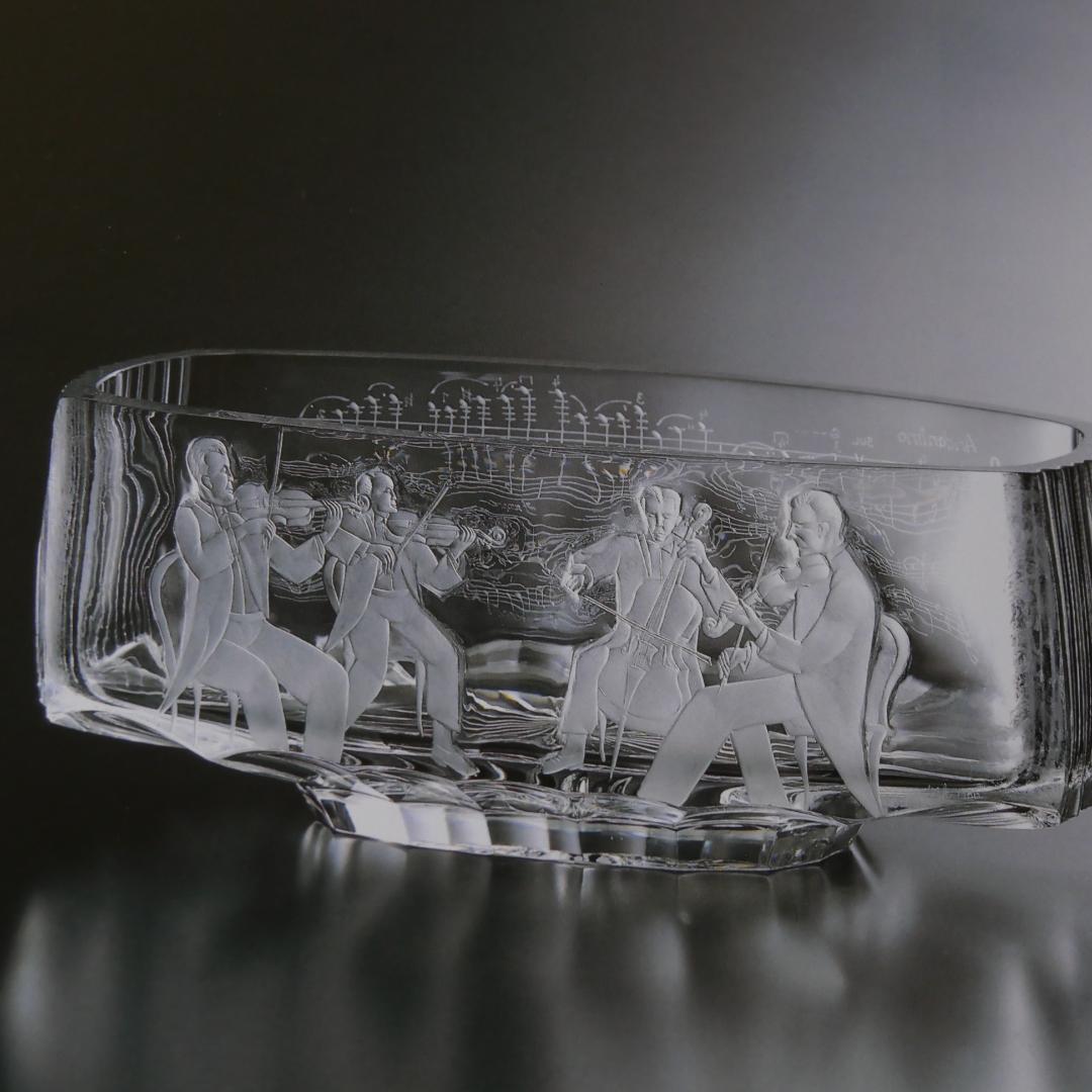 ボヘミアングラス：モーゼルスメタナ四重奏オブジェ