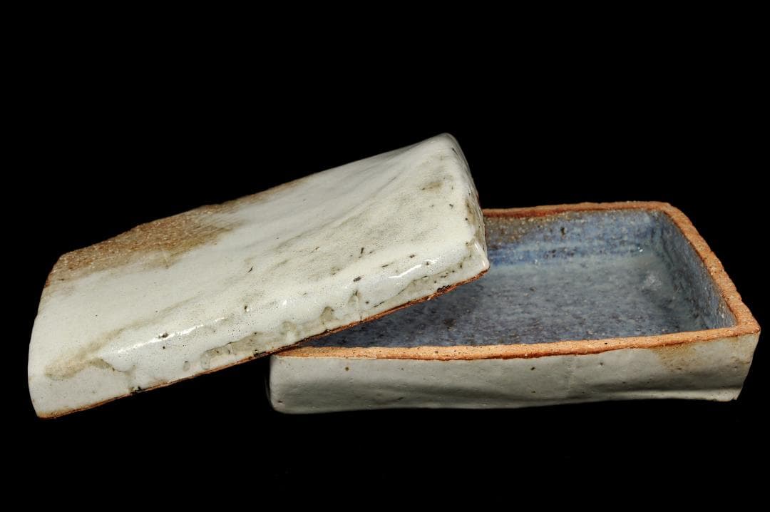 十一代 三輪休雪 萩 喰篭 共箱 人間国宝 休雪 壽雪 萩焼 食籠