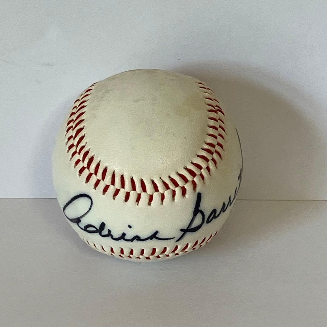 希少★エイドリアン・ギャレット　サインボール　直筆　背番号5　広島カープ　野球