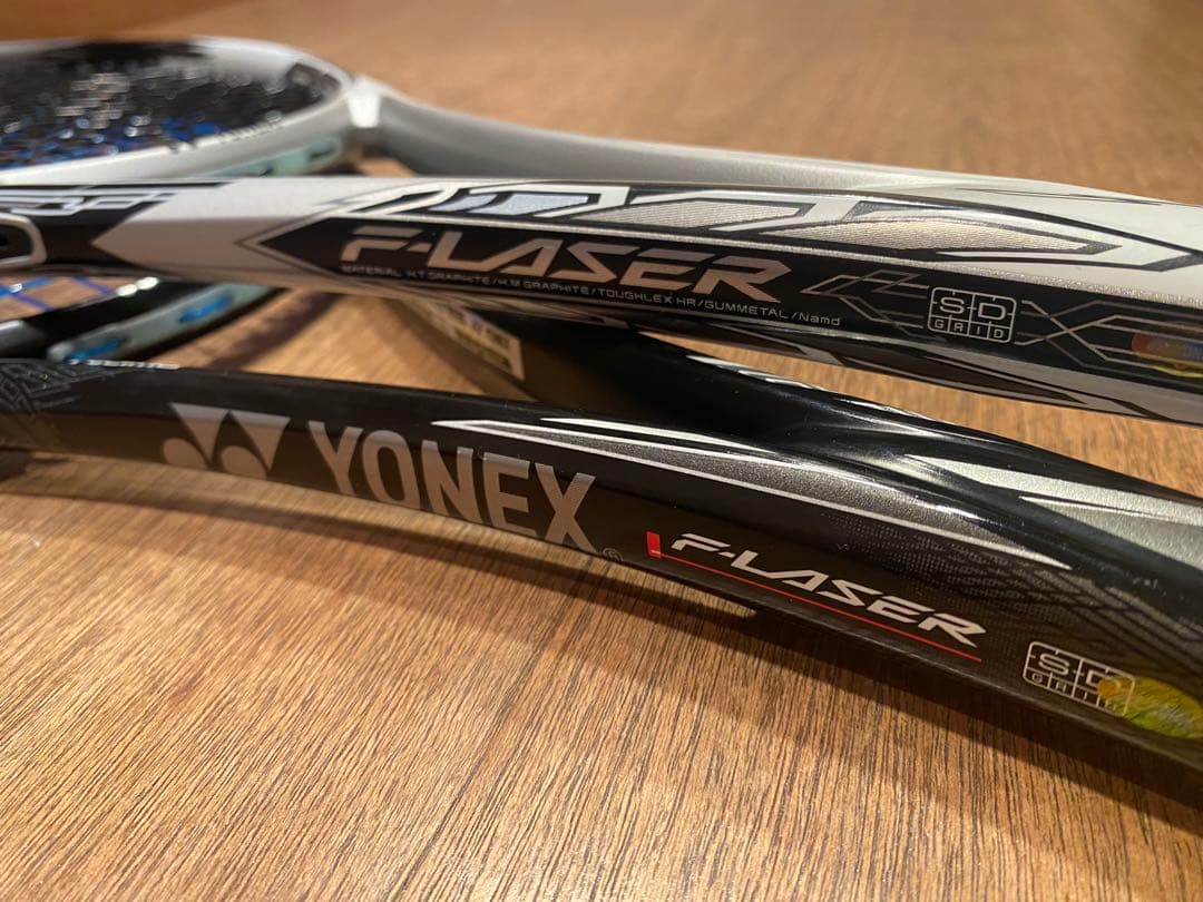 久しぶり　YONEX F-LASER 9S カスタムフィットシルバー1本
