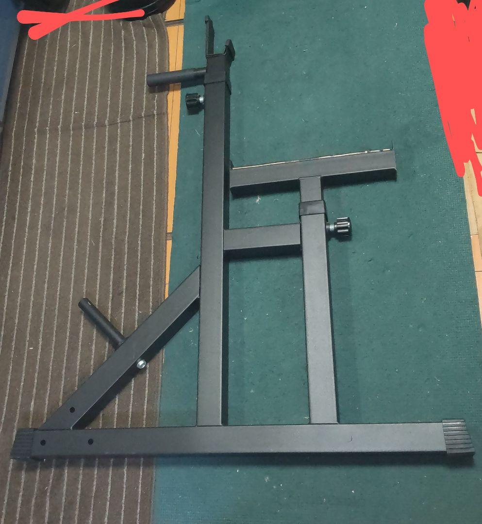 グロング スクワットベンチラック セーフティーバー付き