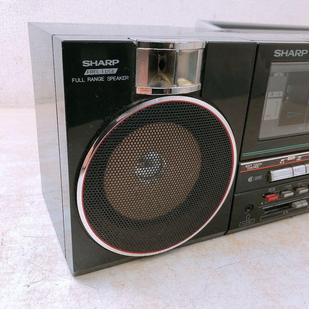 あ*し様 通電OK シャープ ラジカセ レトロ 当時物 QT88MKII SHA